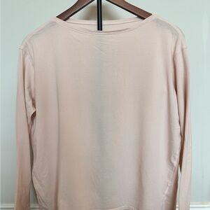 Lululemon Athletica Soft Pink Long Sleeve Top